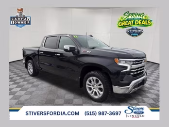2022 Dark Ash Metallic Chevrolet Silverado 1500 LTZ 4X4 Truck