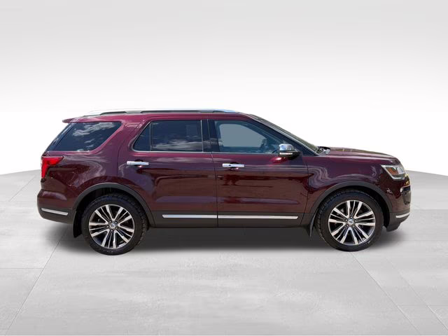 2018 Burgundy Ford Explorer Platinum 4X4 SUV