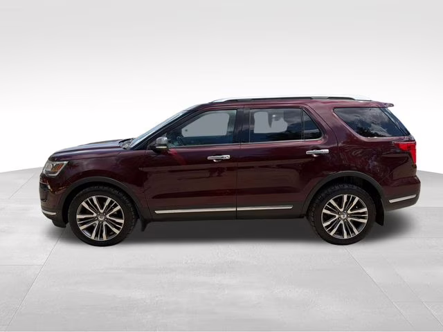 2018 Burgundy Ford Explorer Platinum 4X4 SUV