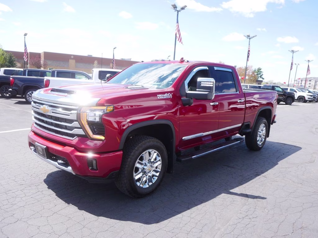 2024 Radiant Red Tintcoat Chevrolet Silverado 3500HD High Country w/ Premium Pckg 4X4 Truck