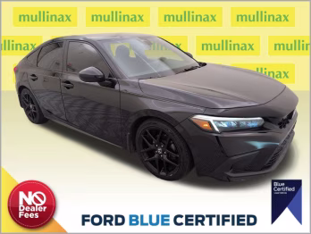2024 Crystal Black Pearl Honda Civic Sport FWD Hatchback