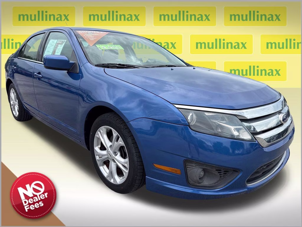 2012 Blue Flame Ford Fusion SE FWD Sedan