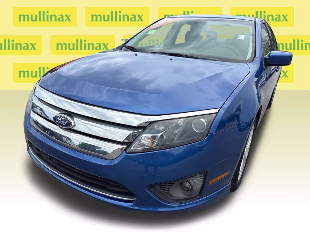 2012 Blue Flame Ford Fusion SE FWD Sedan