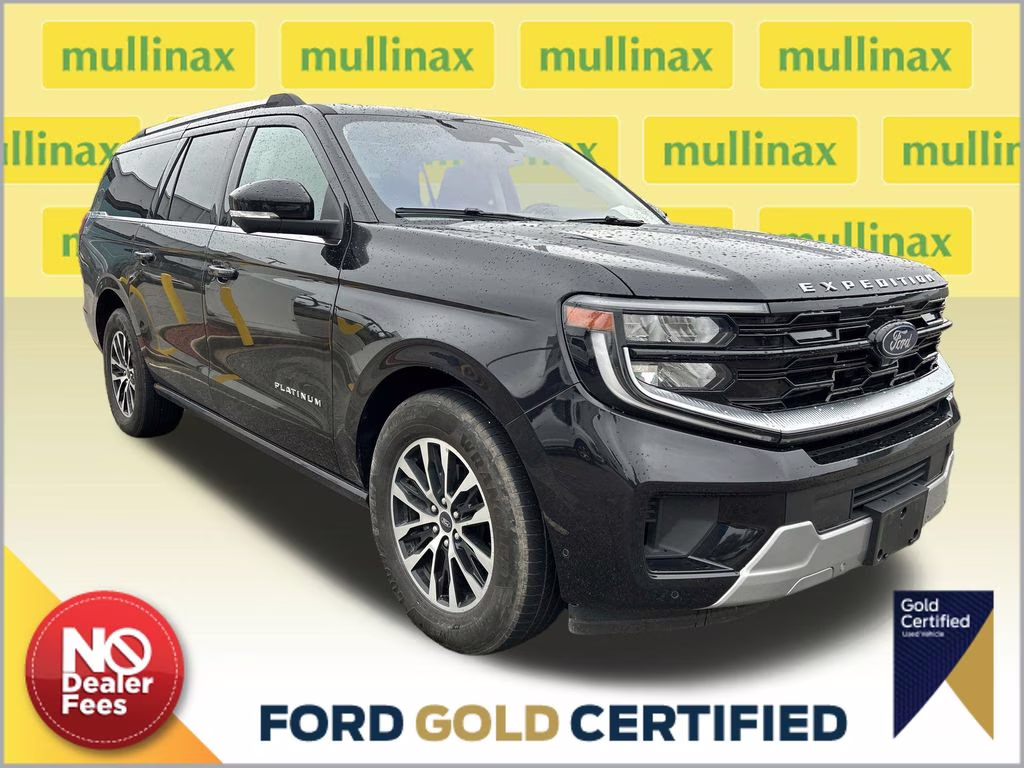 2025 Agate Black Metallic Ford Expedition Max Platinum 4X4 SUV