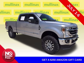 2021 Silver Metallic Ford Super Duty F-250 SRW Lariat 4X4 Truck