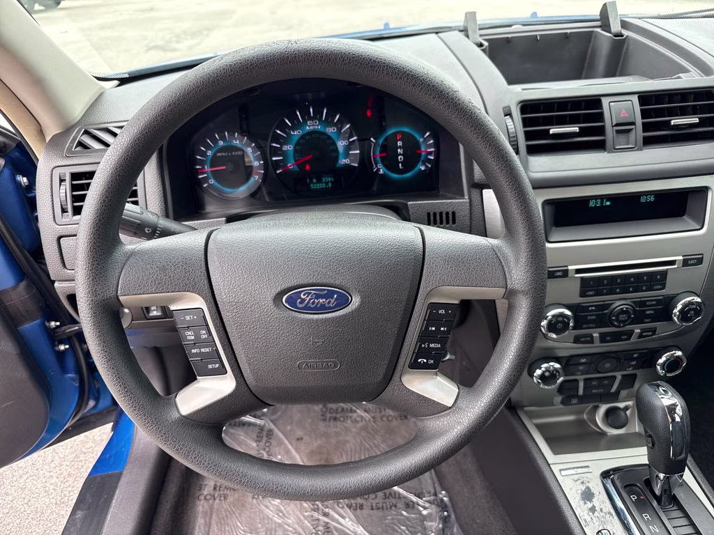 2012 Blue Flame Ford Fusion SE FWD Sedan