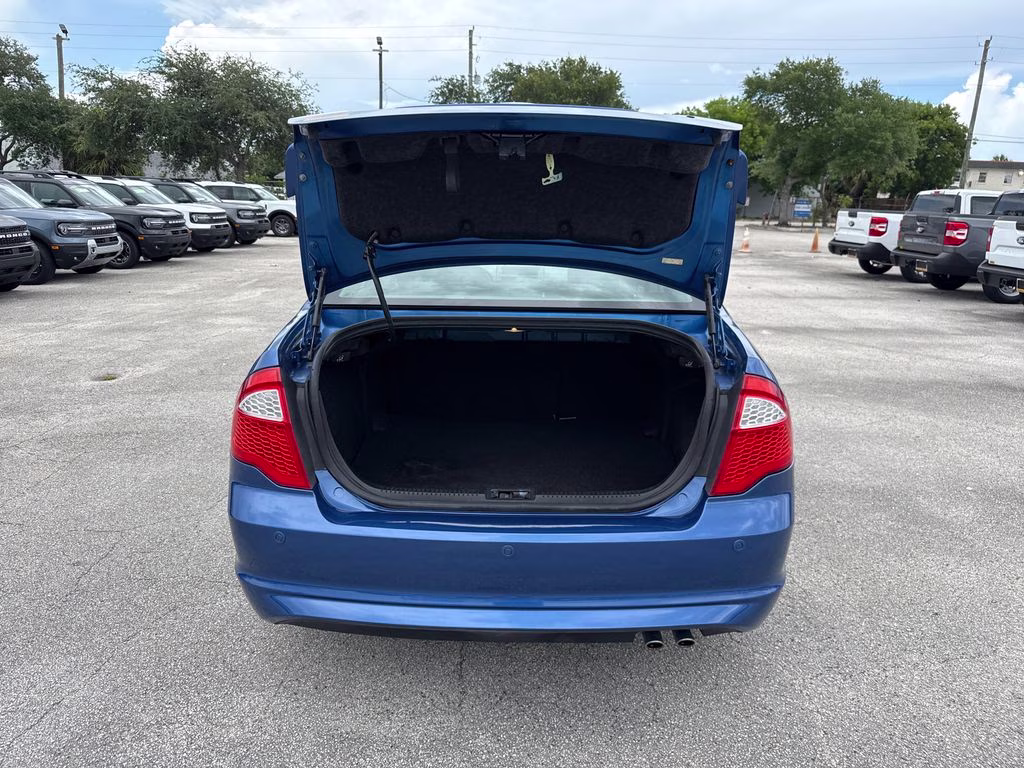 2012 Blue Flame Ford Fusion SE FWD Sedan