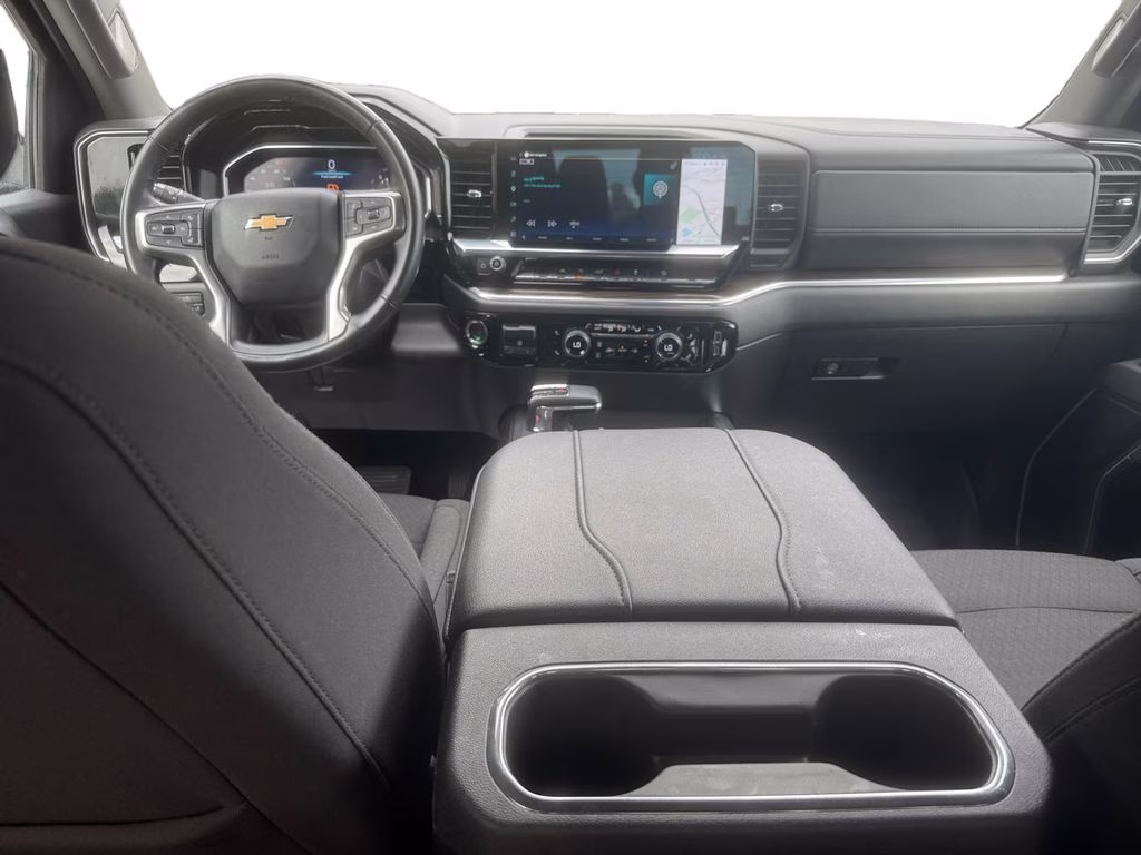 2025 Summit White Chevrolet Silverado 1500 LT 4X4 Truck