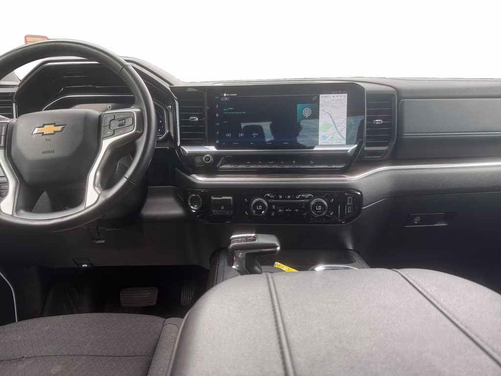 2025 Summit White Chevrolet Silverado 1500 LT 4X4 Truck