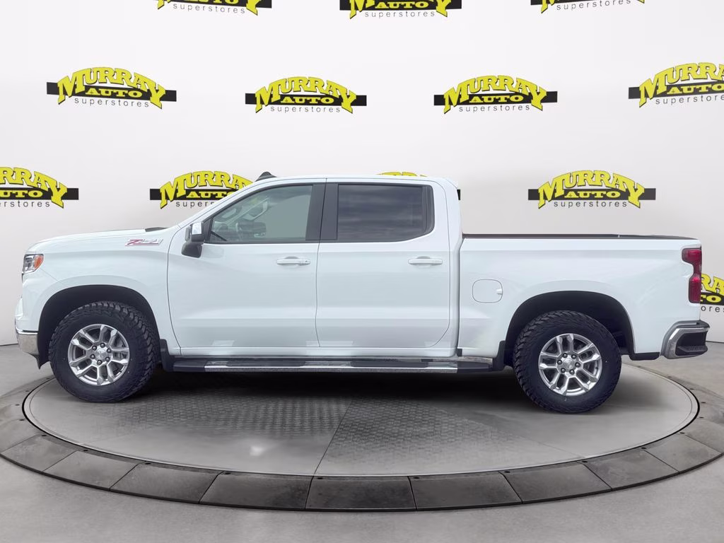 2025 Summit White Chevrolet Silverado 1500 LT 4X4 Truck
