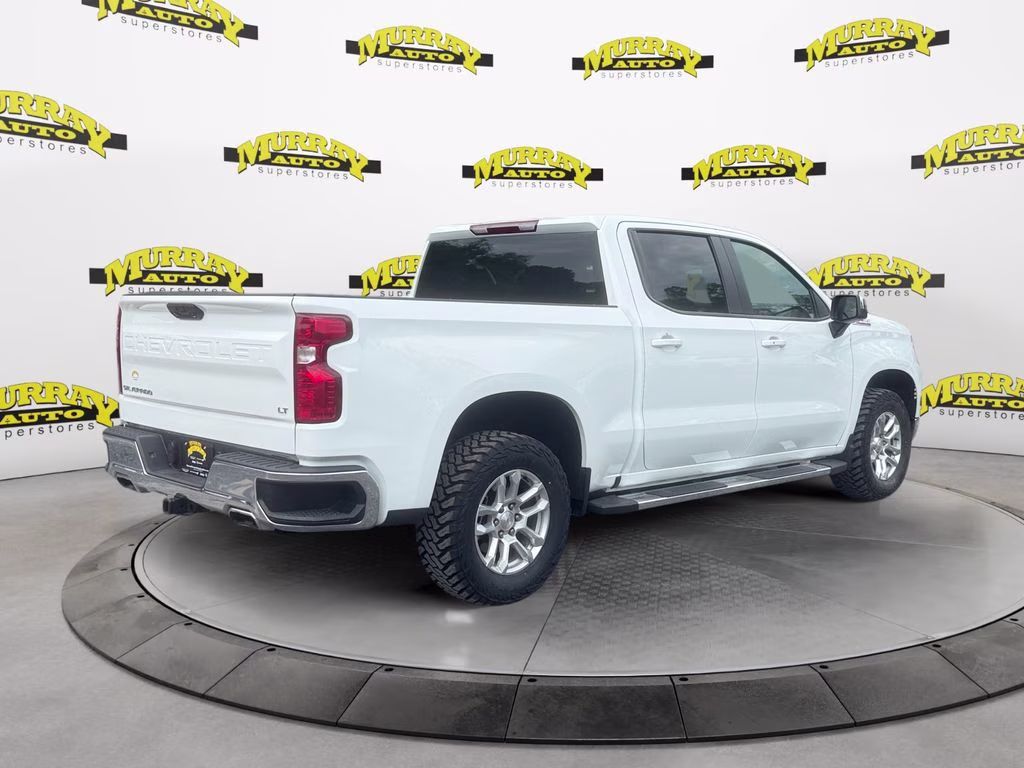 2025 Summit White Chevrolet Silverado 1500 LT 4X4 Truck