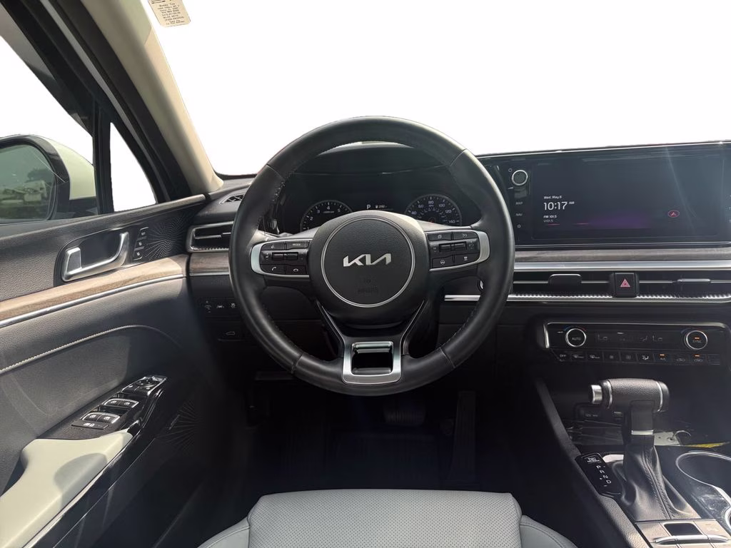 2024 Glacial White Pearl Kia K5 EX FWD Sedan