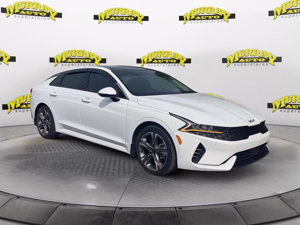2024 Glacial White Pearl Kia K5 EX FWD Sedan