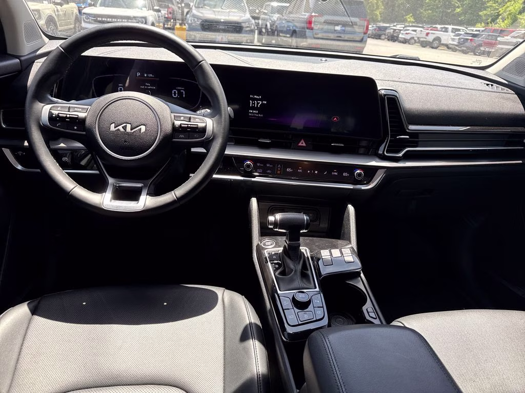 2023 Glacial White Pearl Kia Sportage EX FWD SUV