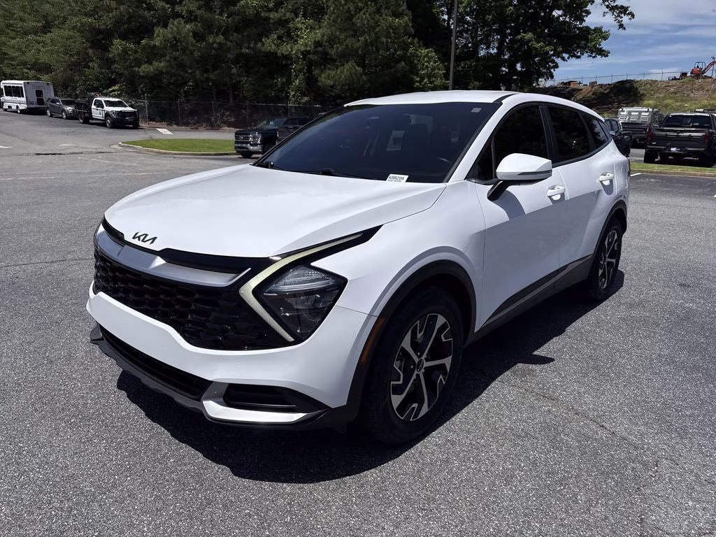 2023 Glacial White Pearl Kia Sportage EX FWD SUV