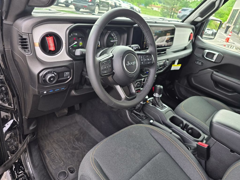 2025 Black Clearcoat Jeep Wrangler Willys 4xe 4X4 SUV