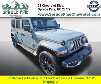 2025 Anvil Clear Coat Jeep Wrangler Sahara 4xe 4X4 SUV
