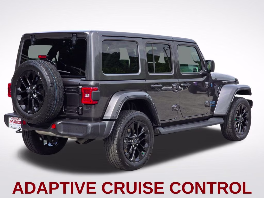 2025 Granite Crystal Metallic Clearcoat Jeep Wrangler Sahara 4xe 4X4 SUV
