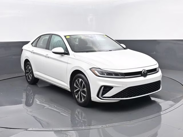 2025 White Volkswagen Jetta 1.5T S FWD Sedan