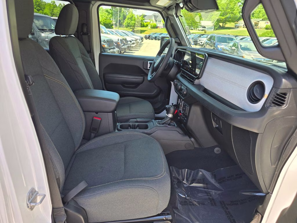 2025 Bright White Clearcoat Jeep Wrangler Willys 4xe 4X4 SUV