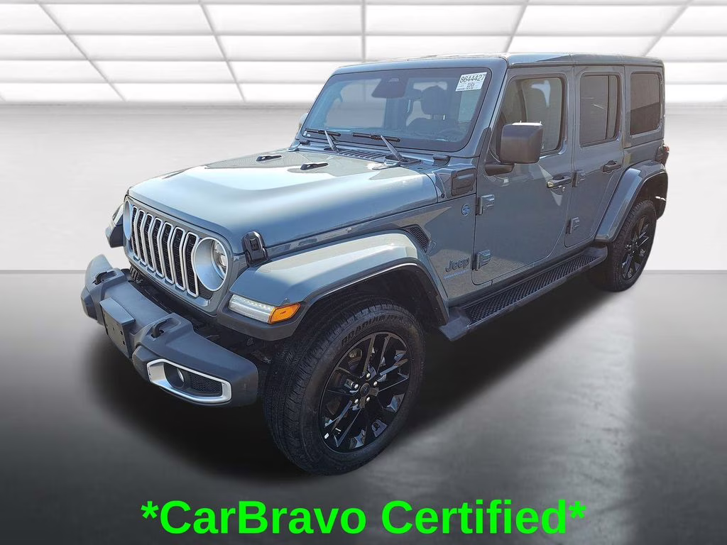 2025 Anvil Clear Coat Jeep Wrangler Sahara 4xe 4X4 SUV