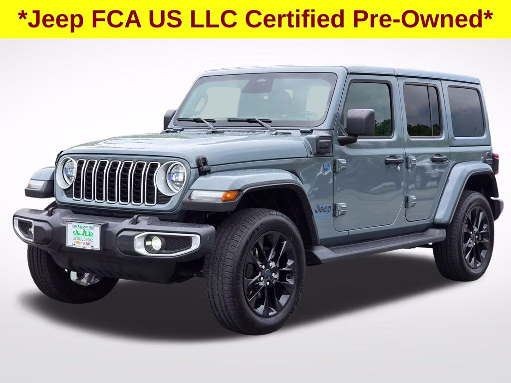 2025 Anvil Clear Coat Jeep Wrangler Sahara 4xe 4X4 SUV