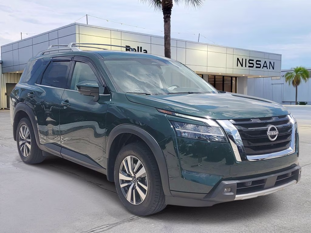 2024 Obsidian Green Pearl Nissan Pathfinder SL FWD SUV