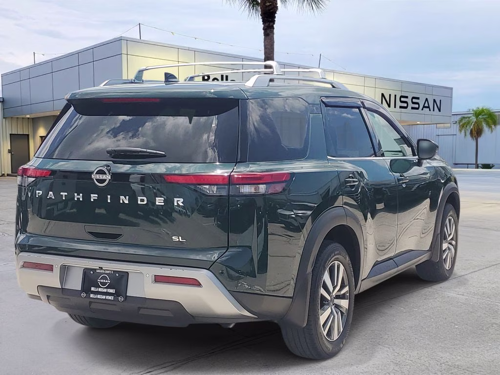 2024 Obsidian Green Pearl Nissan Pathfinder SL FWD SUV