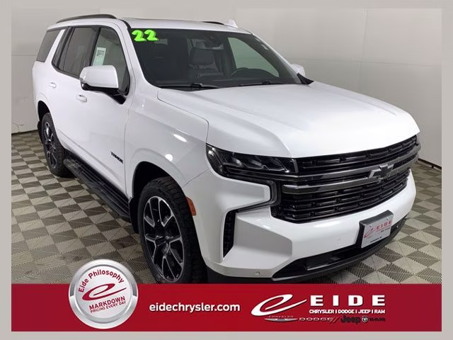 2022 Summit White Chevrolet Tahoe RST 4X4 SUV