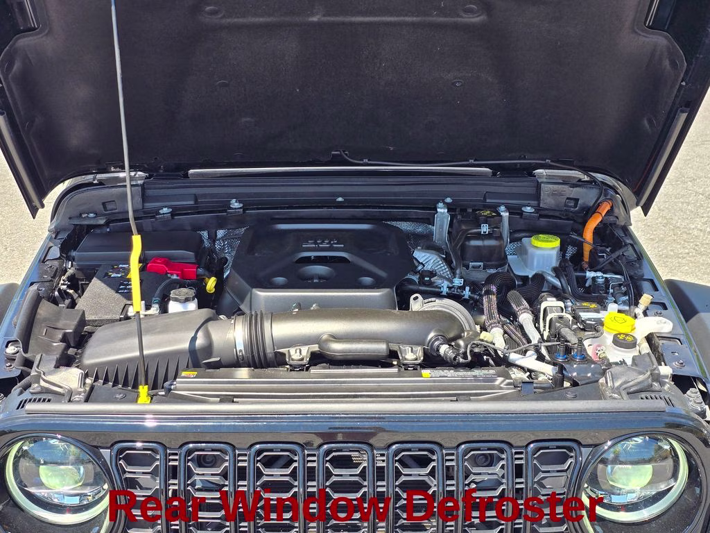 2025 Black Clearcoat Jeep Wrangler Willys 4xe 4X4 SUV