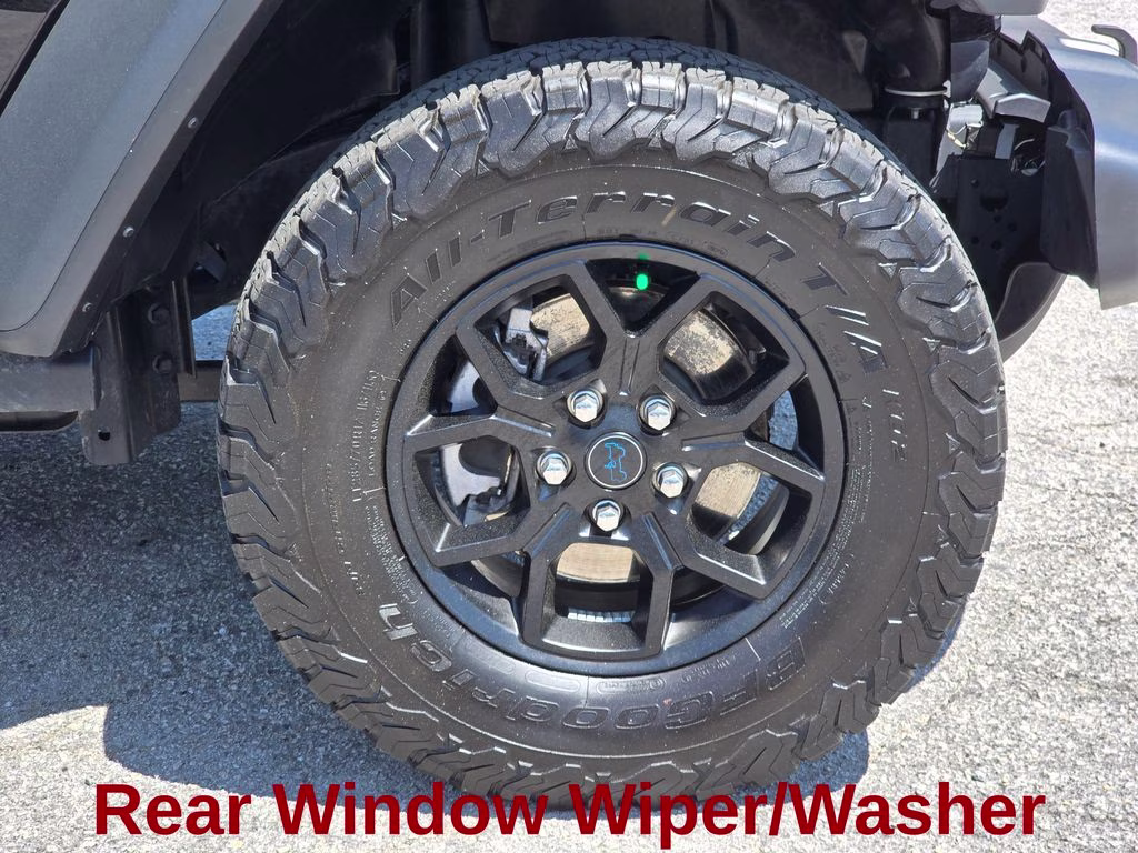 2025 Black Clearcoat Jeep Wrangler Willys 4xe 4X4 SUV