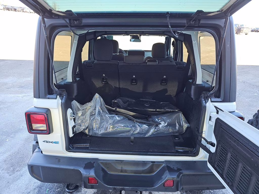 2025 Bright White Clearcoat Jeep Wrangler Willys 4xe 4X4 SUV