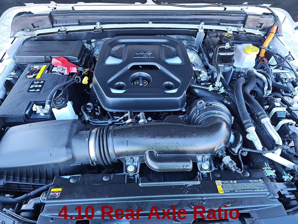 2025 Bright White Clearcoat Jeep Wrangler Willys 4xe 4X4 SUV