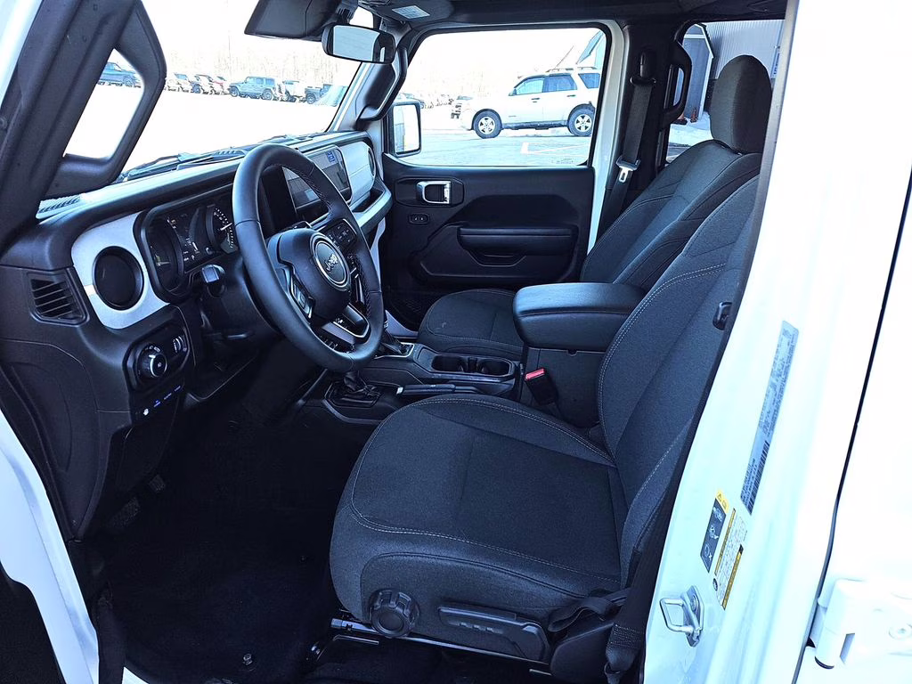 2025 Bright White Clearcoat Jeep Wrangler Willys 4xe 4X4 SUV