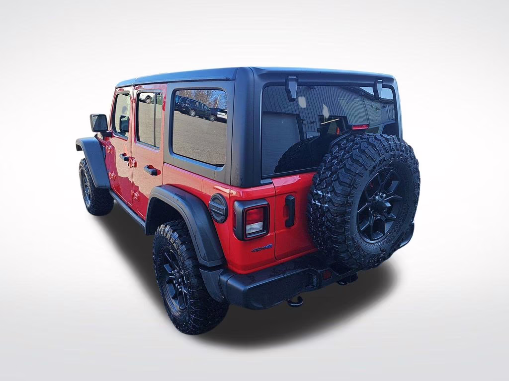 2025 Firecracker Red Clearcoat Jeep Wrangler Willys 4xe 4X4 SUV