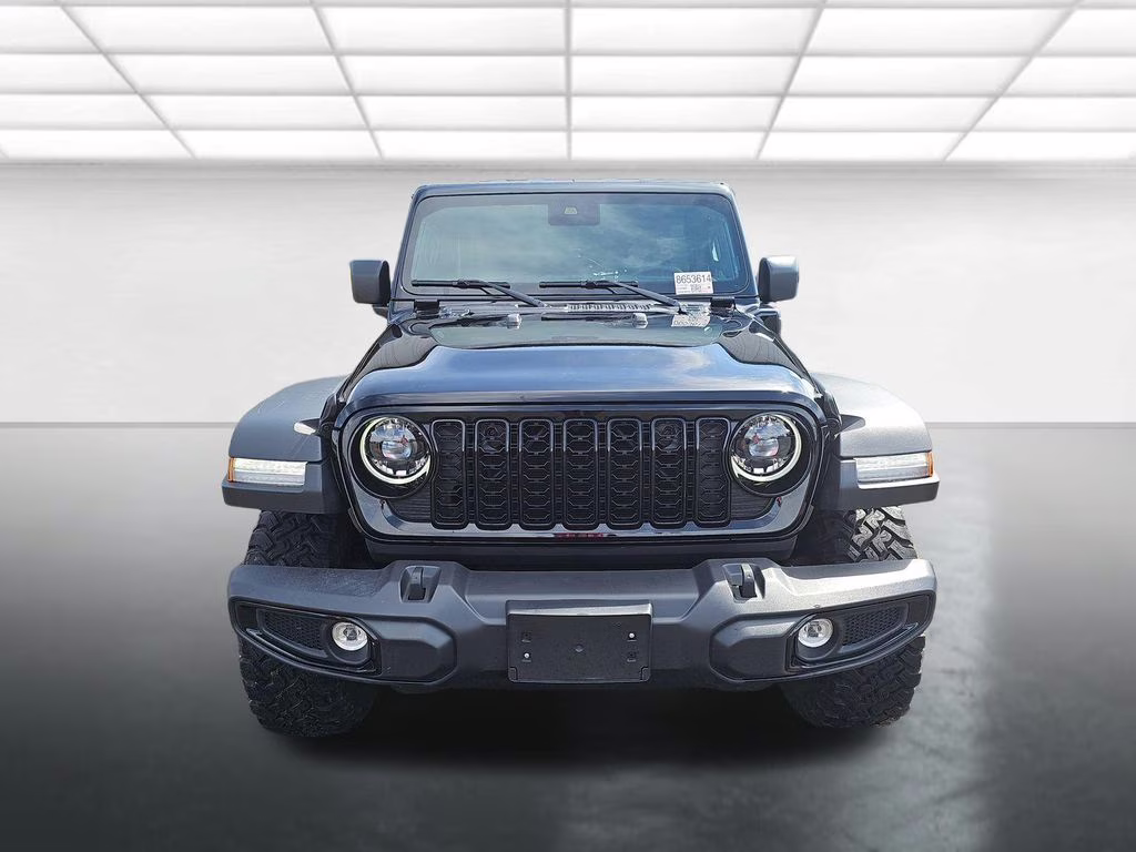 2025 Black Clearcoat Jeep Wrangler Willys 4xe 4X4 SUV