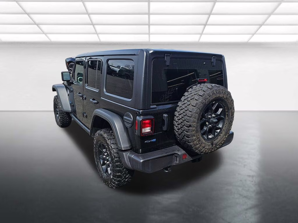 2025 Black Clearcoat Jeep Wrangler Willys 4xe 4X4 SUV
