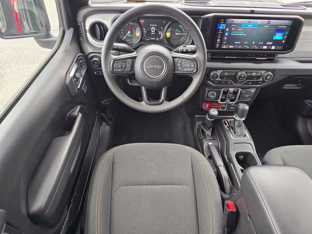 2025 Black Clearcoat Jeep Wrangler Willys 4xe 4X4 SUV