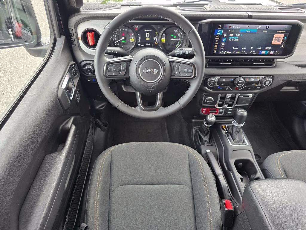 2025 Black Clearcoat Jeep Wrangler Willys 4xe 4X4 SUV