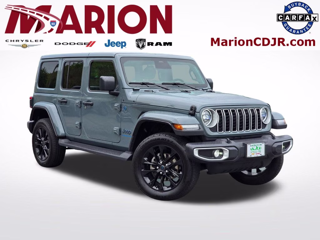 2025 Anvil Clear Coat Jeep Wrangler Sahara 4xe 4X4 SUV