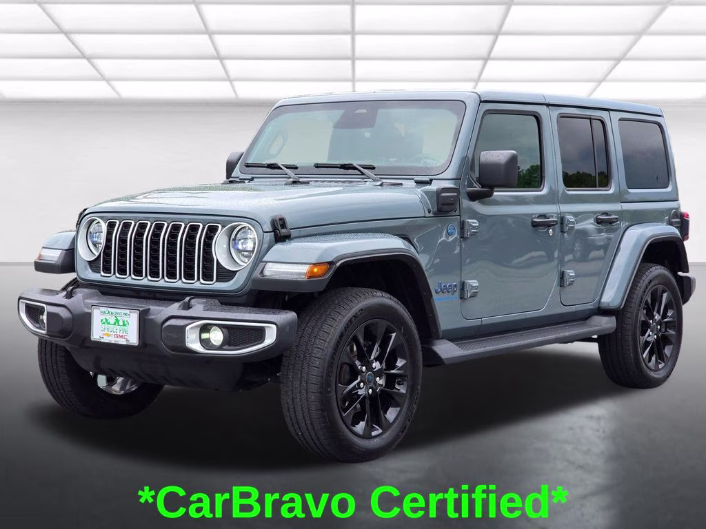 2025 Anvil Clear Coat Jeep Wrangler Sahara 4xe 4X4 SUV