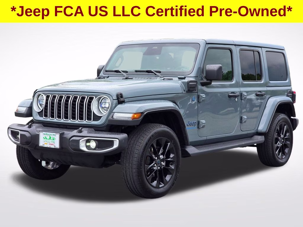 2025 Anvil Clear Coat Jeep Wrangler Sahara 4xe 4X4 SUV