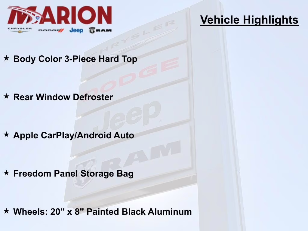 2025 Anvil Clear Coat Jeep Wrangler Sahara 4xe 4X4 SUV