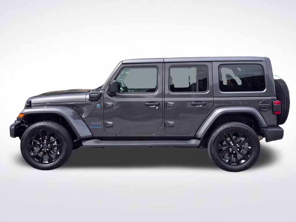 2025 Granite Crystal Metallic Clearcoat Jeep Wrangler Sahara 4xe 4X4 SUV