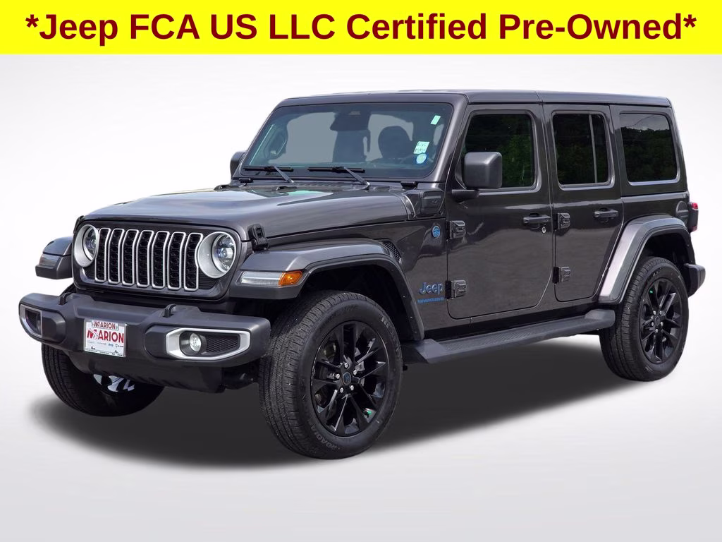 2025 Granite Crystal Metallic Clearcoat Jeep Wrangler Sahara 4xe 4X4 SUV