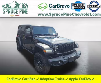 2025 Black Clearcoat Jeep Wrangler Willys 4xe 4X4 SUV