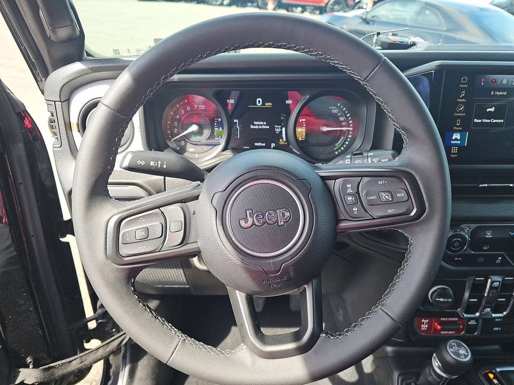 2025 Black Clearcoat Jeep Wrangler Willys 4xe 4X4 SUV