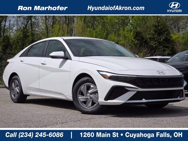 2026 Serenity White Pearl Hyundai Elantra SE FWD Sedan