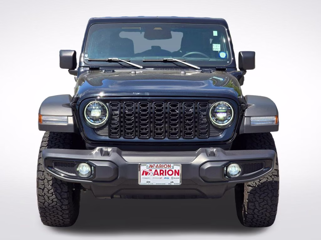 2025 Black Clearcoat Jeep Wrangler Willys 4xe 4X4 SUV