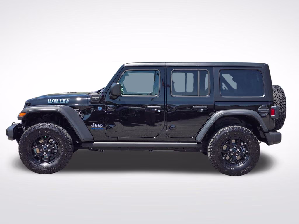 2025 Black Clearcoat Jeep Wrangler Willys 4xe 4X4 SUV